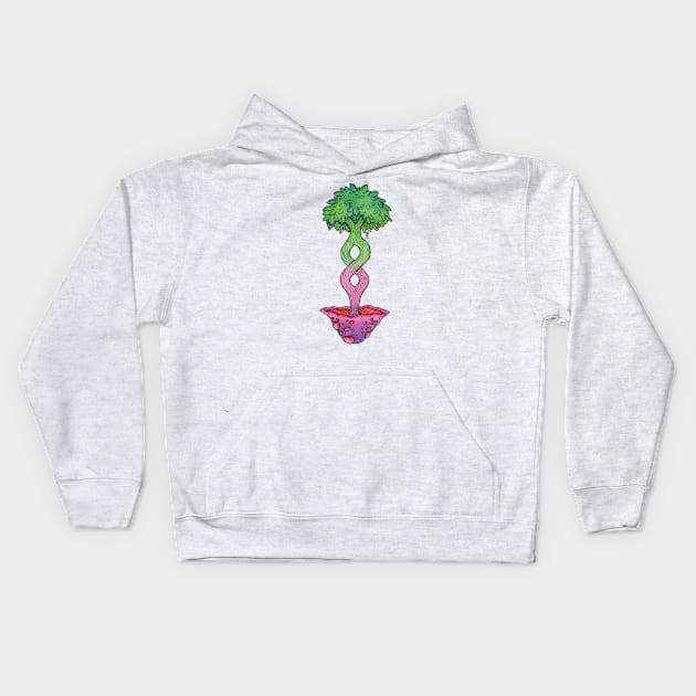 Fungi Tree Kids Hoodie by Serpent's Sun